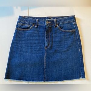 Universal Thread Dark Wash Denim Mini Skirt